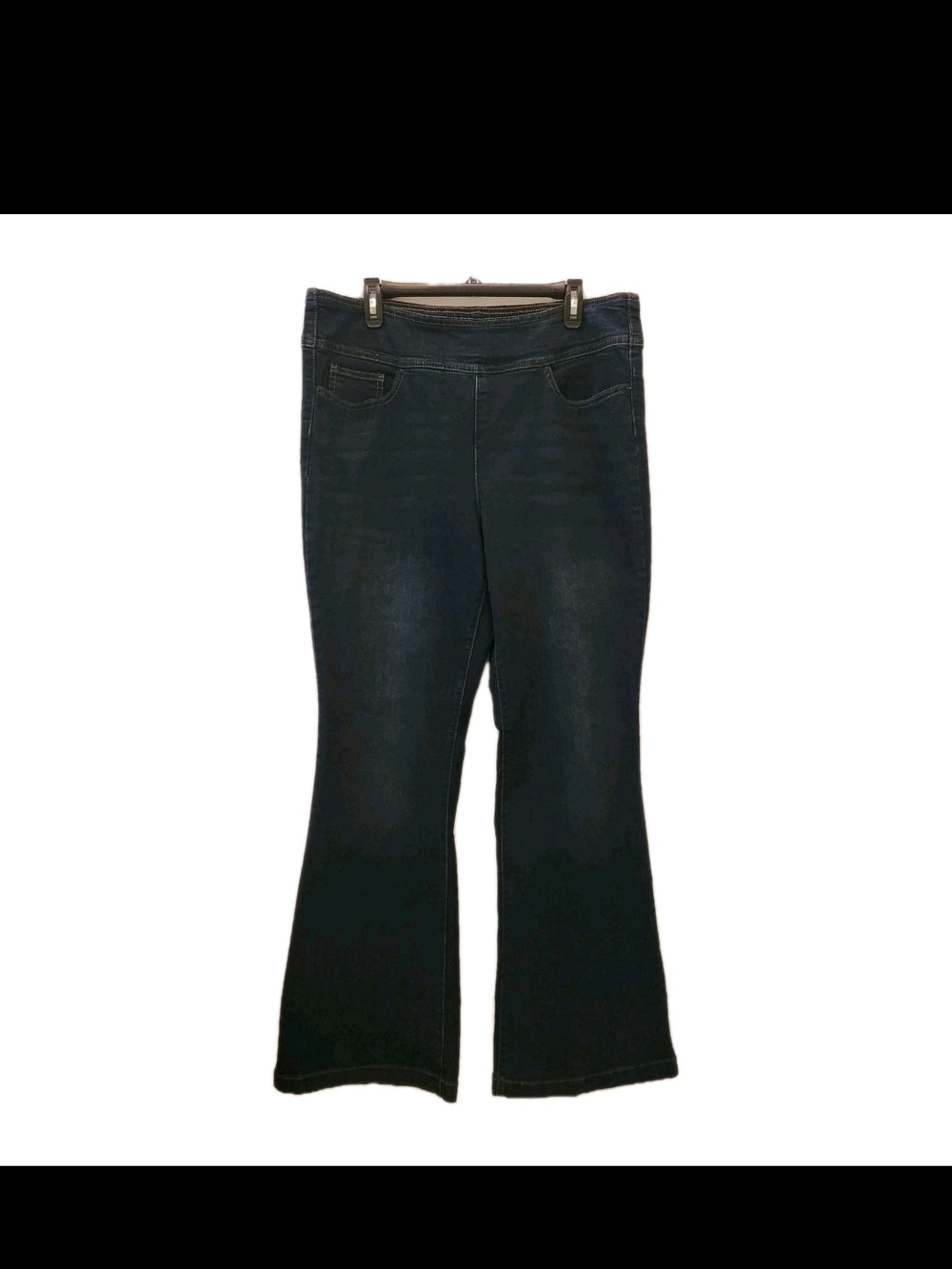 Sophia Vergara Dark Wash Bootcut Flared Boho Jeans Sz 18